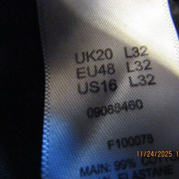 Dark Grey stretch jeans Size 18 - Picture 4 of 4